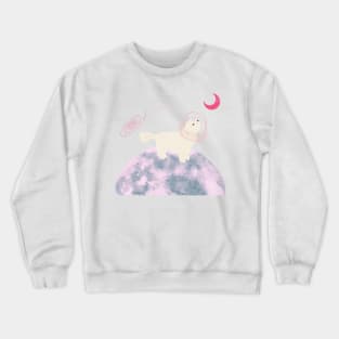 Dog Astronaut Crewneck Sweatshirt